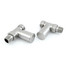 M-MAN-007-ST-SN-ALT01 - Marvine Modern Manual Straight Brushed Satin Nickel Radiator Valves With Sleeves M-MAN-007-ST-SN-ALT01 - Marvine Modern Manual Straight Brushed Satin Nickel Radiator Valves With Sleeves
